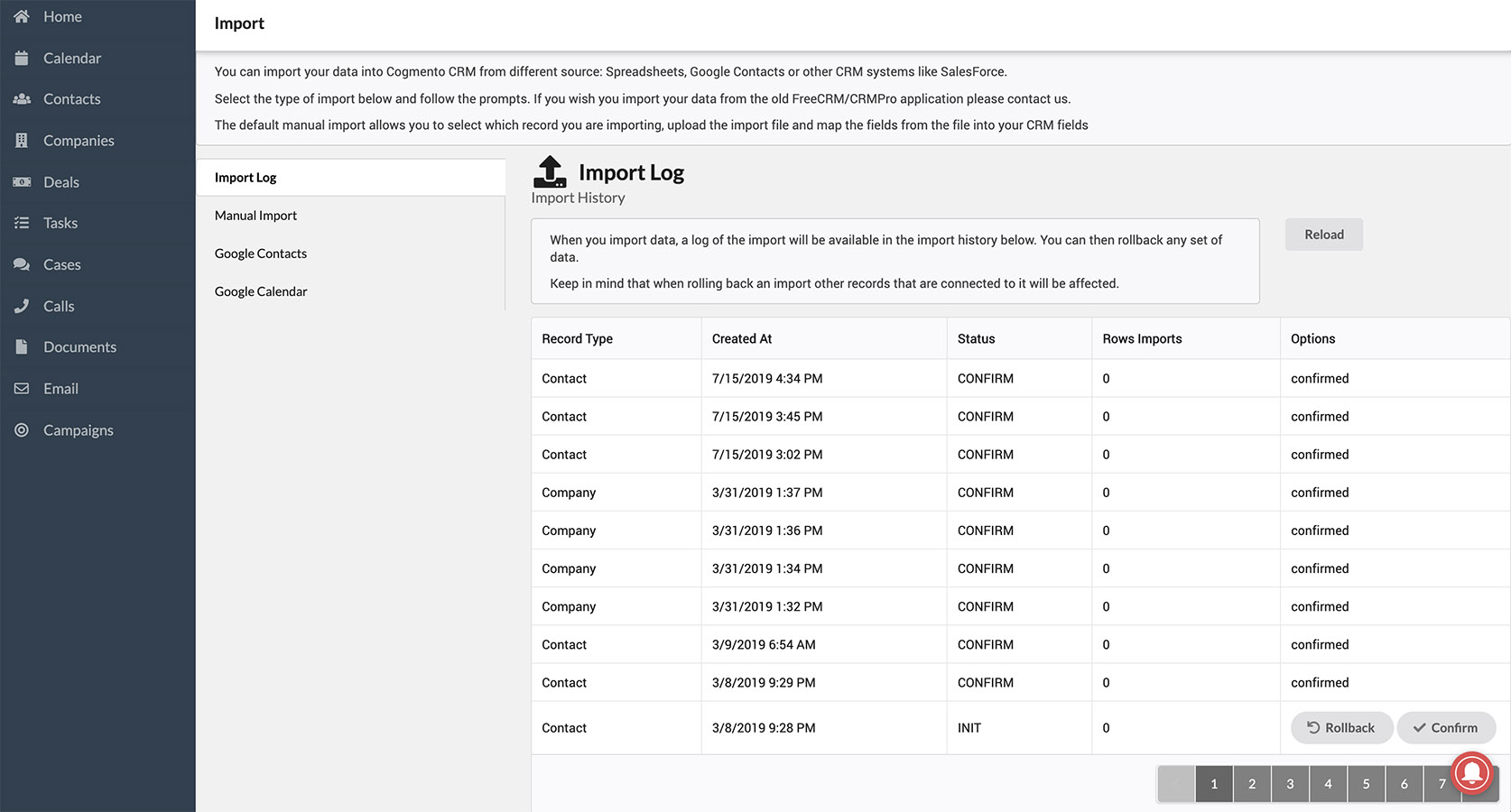 CRM API and web to lead forms